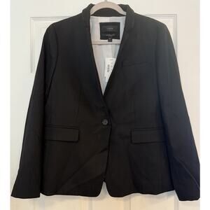 J Crew‎ NWT Regent Blazer 12P Black 98% Wool Career Office Work Business Stretch